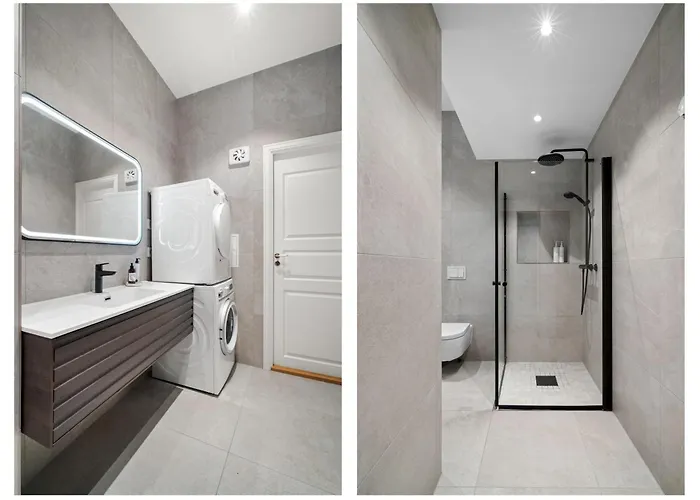 Experience The Luxury Lifestyle 100m From Bryggen! 아파트 베르겐