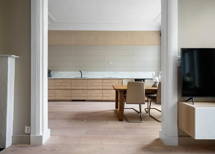 아파트 Experience The Luxury Lifestyle 100m From Bryggen!